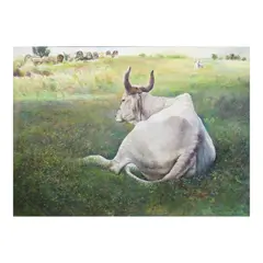 Agustin Goy, Taurus, watercolor on paper
