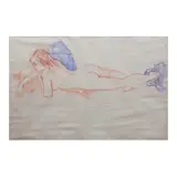 Benedicto Cabrera, Nude, pastel on paper