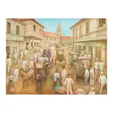 Antonio Mahilum, Simbahan, acrylic on canvas