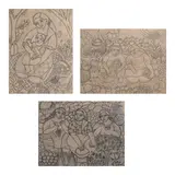 Norma Belleza, a.) Mag - Ina b.) Mag-Puprutas (Pamilya) c.) Mag Puprutas, a.) pencil on paper <br /> b.) pencil on paper <br /> c.) pencil on paper