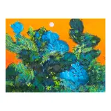 Splendidly Striking by Juvenal Sansó Garrit, acrylic on paper, sold Jul 2024