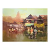Cesar Buenaventura, Market Scene