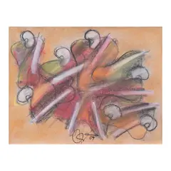 Kasuy by Romulo Olazo, soft pastel on paper, sold Jul 2024