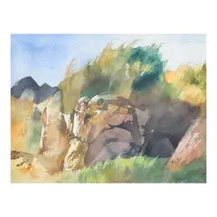Romulo Olazo, Untitled, watercolor on paper