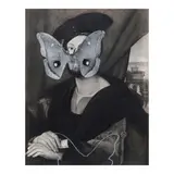 Afterlife 2 by Pinky Ibarra Urmaza, collage paper charcoal graphite, sold Jul 2024