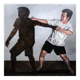 Kiko Urquiola, Hilahan Pababa, oil on canvas