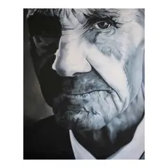 Pj Jalandoni, Old Man, oil on canvas