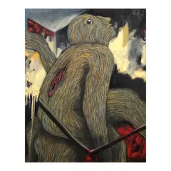 Jared Yokte, Death Over Sweet, oil on canvas