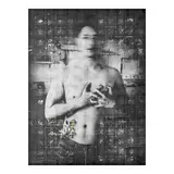 Faye Aleya Abantao, How Sacred is Idleness When I'm On My Own, digital image transferred on paper, gouache on paper