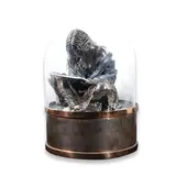 Daniel dela Cruz, There is Light Within, mixed metals in glass vitrine on a lighted metal<br /> base