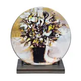 A Zonta Limited Edition Plate, Vase and Flowers