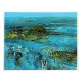 Calm Sea Spray, 21/25 by Art Print Based on Juvenal Sansó's Artwork issued by Fundacion Sanso, archival giclee inks on 250 gsm acid-free<br /> paper, sold Apr 2024