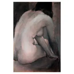 Nude by Cesar Legaspi, graphite on paper, sold Apr 2024