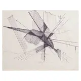 Abstract by Fernando Zóbel de Ayala y Montojo, pen and ink on paper, sold Apr 2024