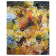 Edwin Wilwayco, Moving Mountains, mixed media on paper