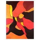 Hernando R. Ocampo, Abstraction 60, watercolor on paper