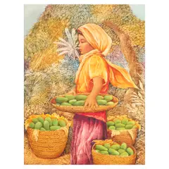 Isabelo Quiles, Mango Vendor, oil on board