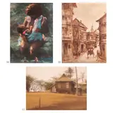 a.) Rafael Pacheco (1933 - 2016) Mother and Child b.) Antonio Calma (b. 1954) Old Manila c.) Vincent Ramos (b. 1973) Bahay Kubo by A Group of Three Paintings, a.) pastel on paper <br /> b.) oil on canvas <br /> c.) paster on paper, sold Apr 2024