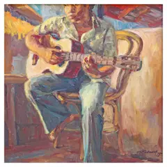 Gamaliel Subang, Armando, oil on canvas