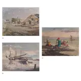 Elias Laxa, a.) Seaside b.) Seaside c.) Seascape