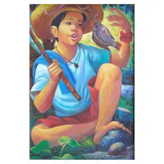 Jovito Andres, Lucky Day, oil on canvas