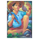 Jovito Andres, Lucky Day, oil on canvas