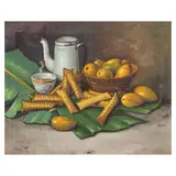 J.D. Castro, Still Life, oil on canvas