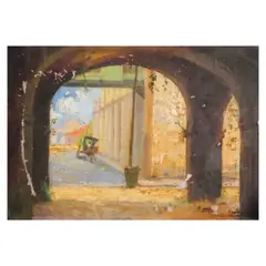Isidro Ancheta, Untitled, oil on board