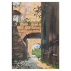 Isidro Ancheta, Guadalupe Ruins #10, oil on canvas