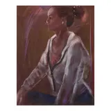 Hermès Alègrè, Portrait of a Lady, pastel on paper