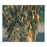 Ibarra dela Rosa, Tree Trunk, oil on canvas