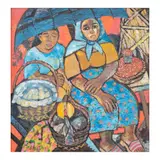 Norma Belleza, Vendor, oil on canvas