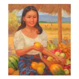 Oscar Ramos, Vendor, oil on canvas
