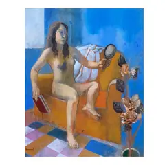 Who Is To Know by Marcel Antonio, acrylic and oil on canvas, sold Apr 2024