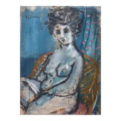 Marciano Galang, Nude, oil on canvas