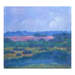 Landscape by Ibarra dela Rosa, oil on canvas, sold Apr 2024