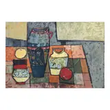Still Life by Roger San Miguel, acrylic on canvas, sold Apr 2024