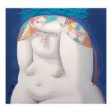 Roel Obemio, Nude, pastel and graphite on paper