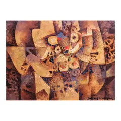 Study in Brown by Paco Gorospe, oil on canvas, sold Apr 2024