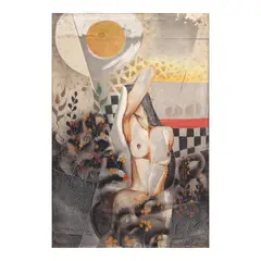 Nude by Paco Gorospe, oil on canvas, sold Apr 2024