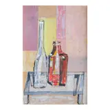 Ros Arcilla, Two Bottles, oil on board