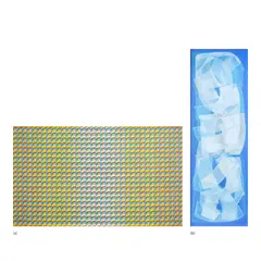 Jaime Roque, a.) Abstract b.) Abstract, a,) acrylic on canvas<br /> b.)oil on canvas