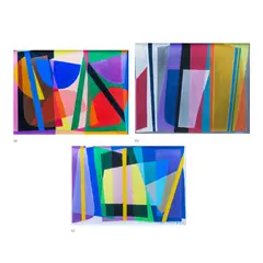 Jaime Roque, a.) Untitled b.) Untitled c.) Untitled, pastel on paper each
