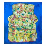 Popo San Pascual, Lounge Chair, oil on canvas