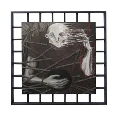 Cedrick Dela Paz, Half-Alive, mixed media on canvas with custom frame