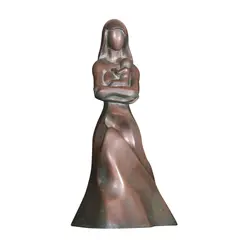 Seb Chua, Touch of Faith II, cold cast bronze