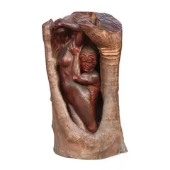 Si Malakas at Si Maganda by Esmeraldo Dans, hardwood, sold Apr 2024
