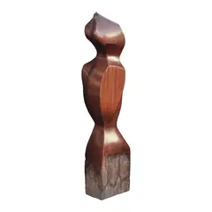 Untitled by Renato Rocha, hardwood, sold Apr 2024