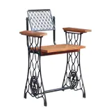 Pinngoy Generoso, Silya ni Nenita, Antique sewing machine frame (gagamba) narra and yakal