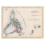 George Louis Lerouge, Isles Philippines a Paris chez Crepy Published by Crepy in Paris, hand colored copper engraving